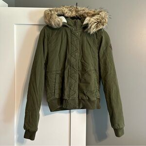 Hollister Heritage Collection Utility Jacket Green